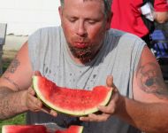 watermelon eating winner